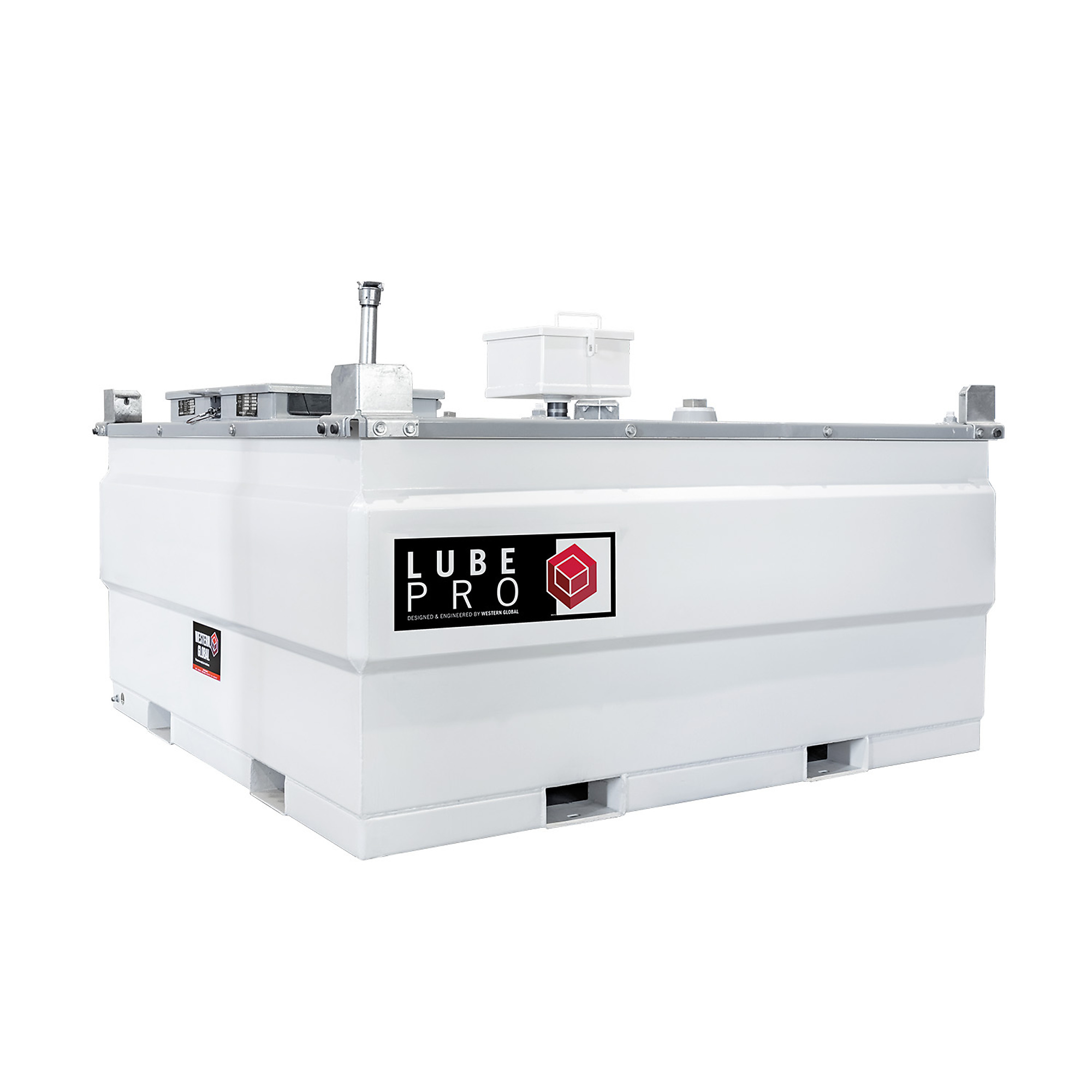 Western Global, LubePro, 1018 Gallon Waste Oil Tank with Gauge, Shape Square, Model# FCP1000-WO